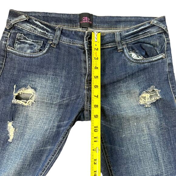 2b bebe Skinny Jeans Womens Size 30, Ripped Stretchy Skinny Jeans Vintage - Picture 6 of 8